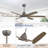 60" Ceiling Fans With Dimmable Led Light Ceiling Fan With Remote Wood Blades 6-speed-515908385-515908384