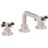 Descanso 8" Widespread Lavatory Faucet with Cross Carbon Fiber Handle