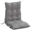 Ensemble de 6 coussins de chaise à dossier bas vidaXL en tissu Oxford gris (100% polyester)-2066229880-2026938415