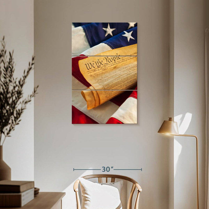 Keiri American Flag Preamble, 57" H x 36" W