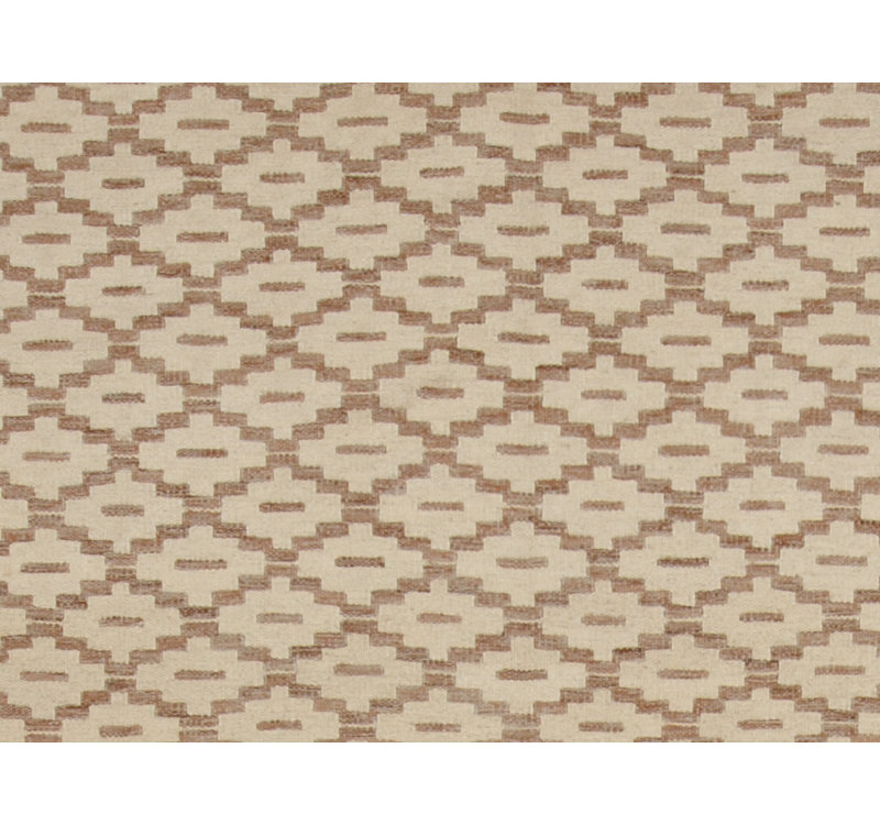 Geometric Area Rug in Brown
