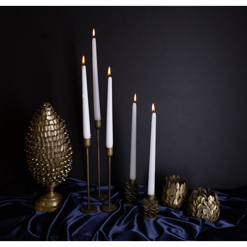 Glass Tabletop Candle Accessories, 4" H x 2.25" W x 2.25" D