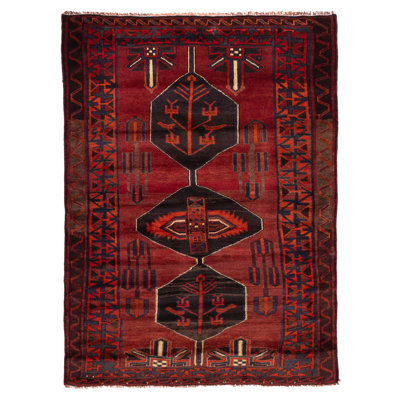 Tapis rouge Melis Vintage 5 pi 3 po x 7 pi 0 po
