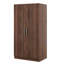 Armoire en bois avec tablettes intérieures