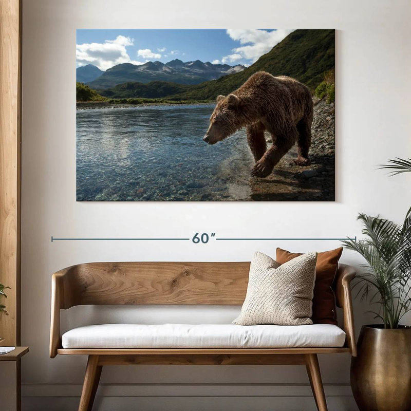 Katmai Brown Bear, 34" H x 51" W