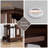 Nut-Brown Modern Solid wood Rotating Bookshelf