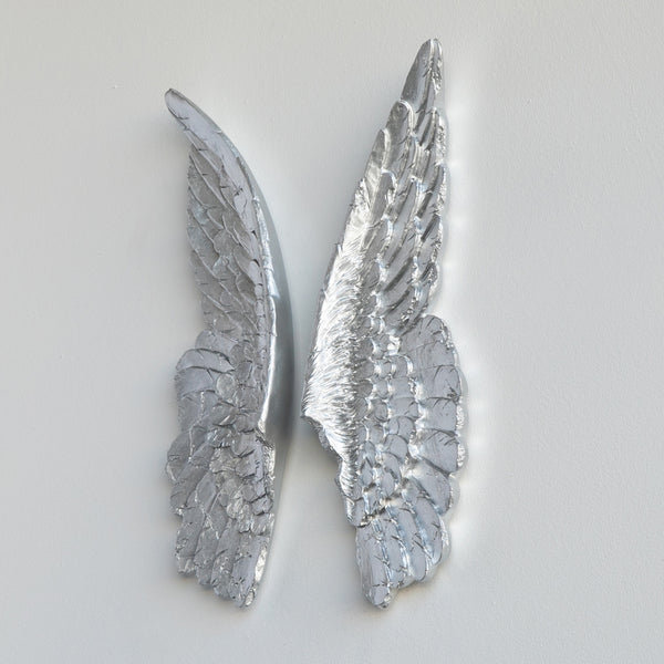 Handmade Wall Decor on Polyresin, Silver