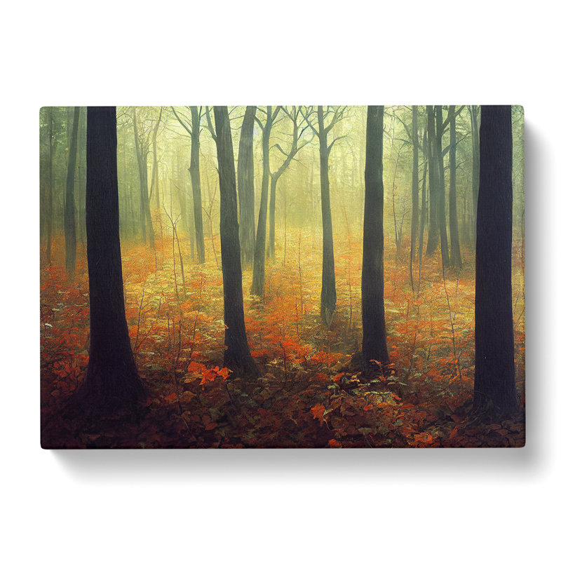 Dynamic Forest - Wrapped Canvas Photograph - Wrapped Canvas, 35cm H x 50cm W x 3cm D