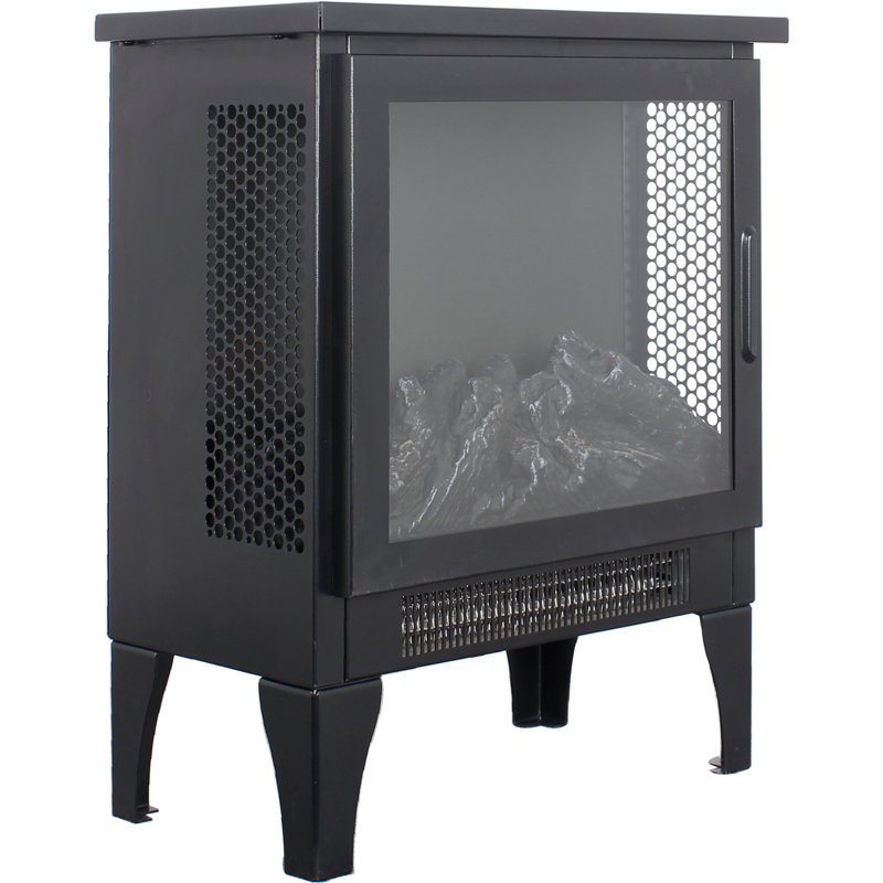 Freestanding Electric Fireplace Stove heater with 3D Flame effect