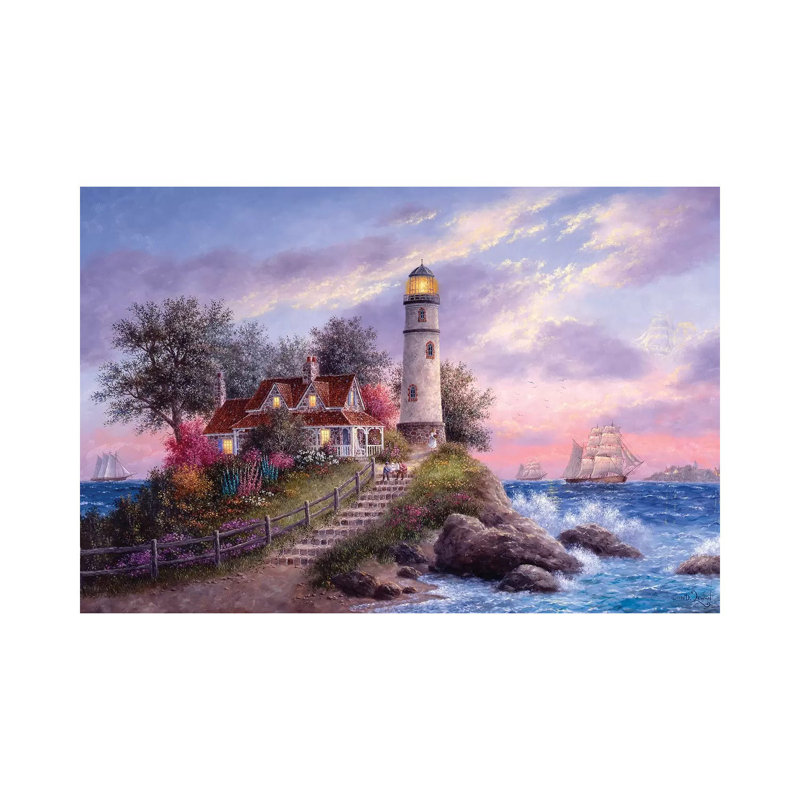 Captain Cove by Dennis Lewan - Wrapped Canvas Gallery-Wrapped Canvas Giclée, 66.04 cm H x 45.72 cm W x 1.91 cm D