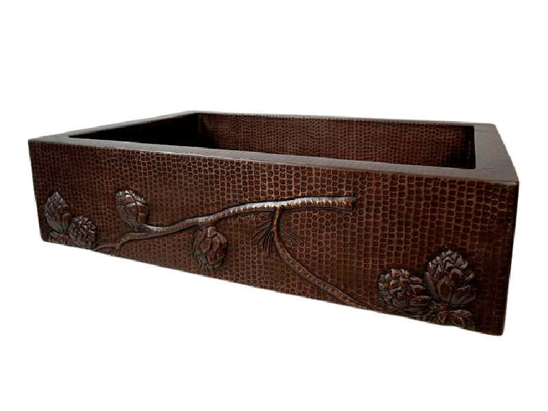 Lark Manor 530mm W Single Bowl Copper Kitchen Sink