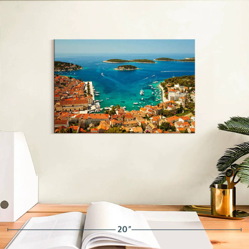 Gillard Hvar Seaside Town, 8" H x 12" W