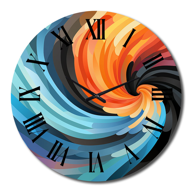 Daleen - Horloge murale abstraite, Grand