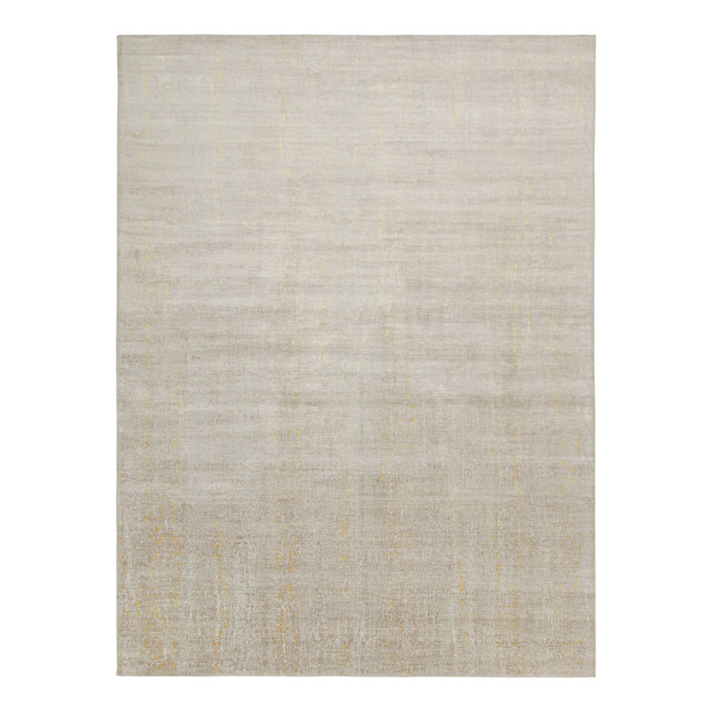 Abstract Area Rug in Gray