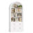 69.7"H Arched Bookcase With 2 Drawers-1336231379