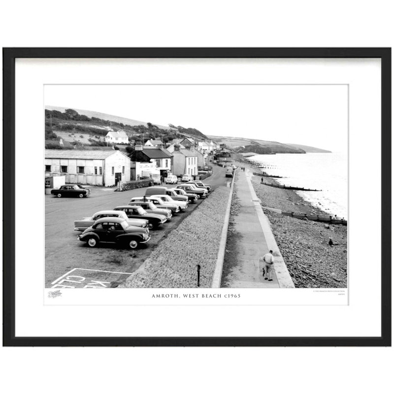 Amroth, West Beach C1965 by Francis Frith - Single Picture Frame Print, 40cm H x 50cm W x 2.3cm D