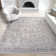 Saxton Oriental Indoor Polypropylene & Polyester Area Rug, Gray