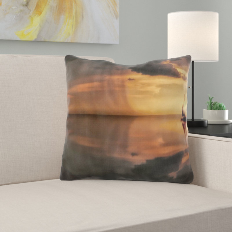 Coussin coucher de soleil