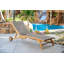 Outdoor Teak Chaise Lounge-2022375431