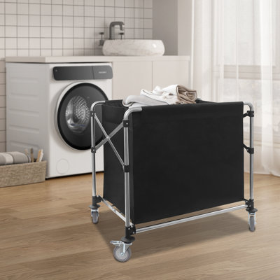 35.43X23.62X34.65” Laundry Cart With Wheels