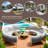 Wystan 53.1'' Wide Wood Patio Sectional Set with Cushions-1821921207