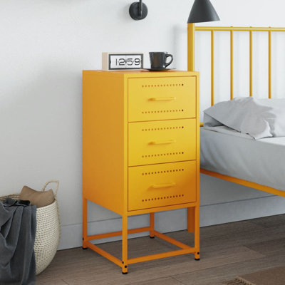 Raddatz 36cm W Steel Bedside Table