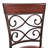 Walton Swivel Upholstered Counter Stool with Metal Frame