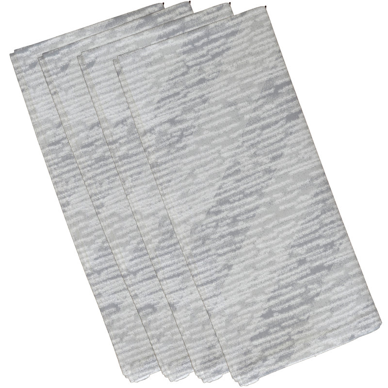 Ensemble de serviettes 4 pièces Odelina Raina, gris