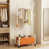 Blanc, orange