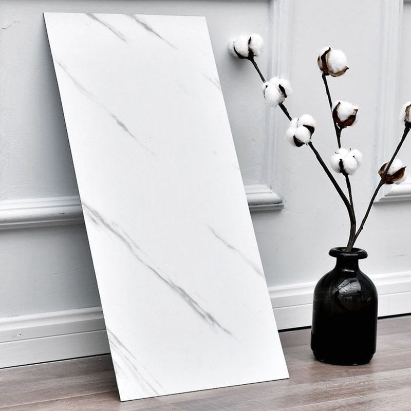 Andreika 30cm x 60cm PVC Singular Tile in White