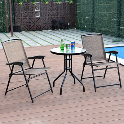 2 - Person Patio Dining Set with Round Table