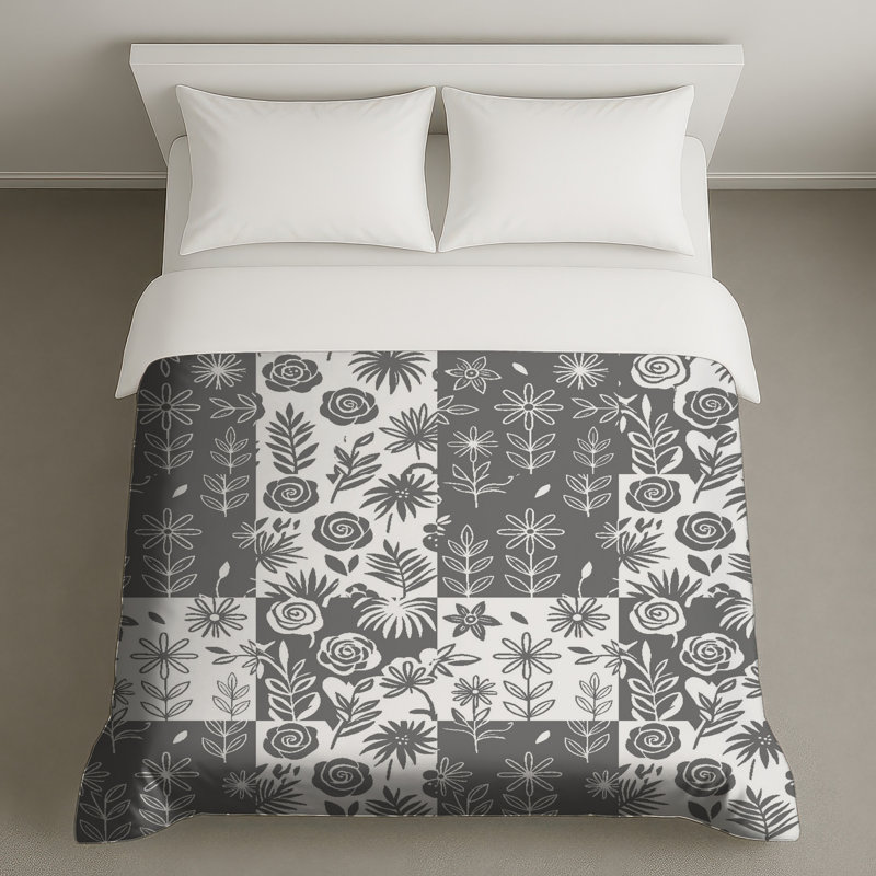 Floral Botanical Pattern Duvet Covers, Queen