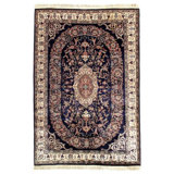 Oriental Area Rug in Blue