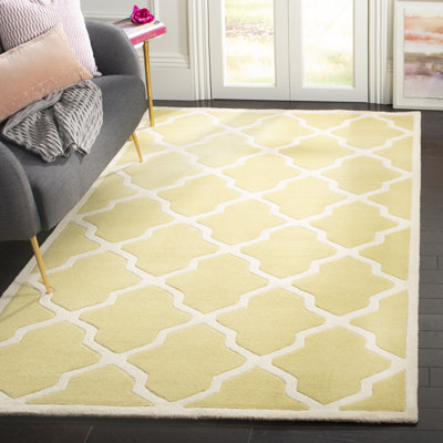 Carolene Hand Tufted Wool Geometric Rug