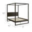 Grand lit plateforme à baldaquin en bois Alva-110689412-110689409