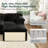 Boneless 112" Cloud Modular Sectional Sofa, Corduroy Boneless Couches with Deep Seat-1361617346