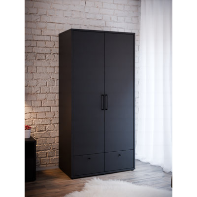 Reinout Manufactured Wood Wardrobe