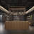 102.36-Inch Rustic Front Desk and Bar Counter with Storage and Wine Rack for Bars and Reception-109707804