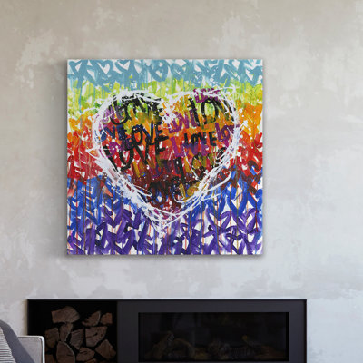 « loveplicity », reproduction d’art sur toile tendue