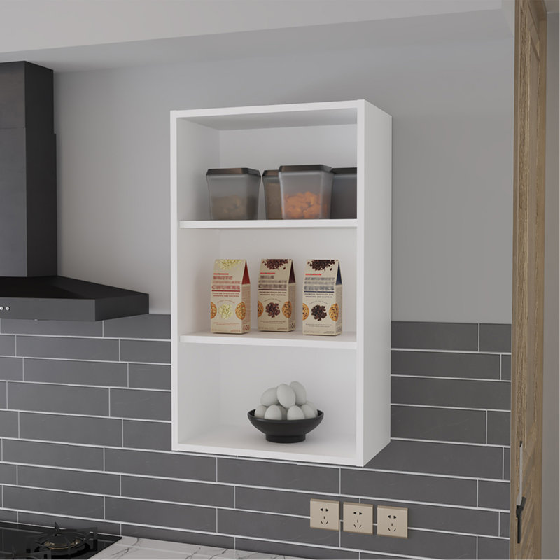 Armoire murale Aspen, cuisine, blanc, Blanc