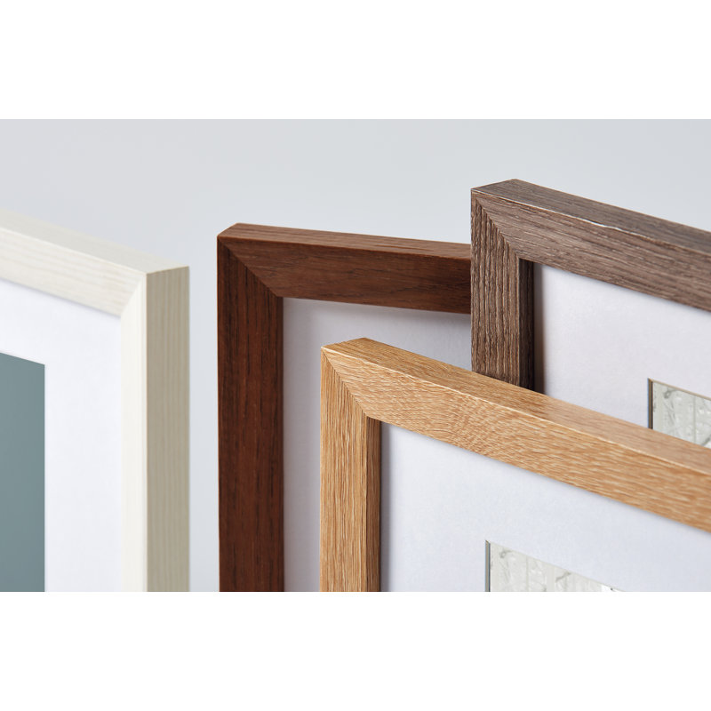 MDF Matte Picture Frame with Mat, 61.5 x 81.5cm, Brown