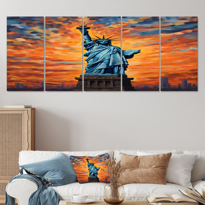 Grimonia - New York City Wall Art Decor 5 Piece