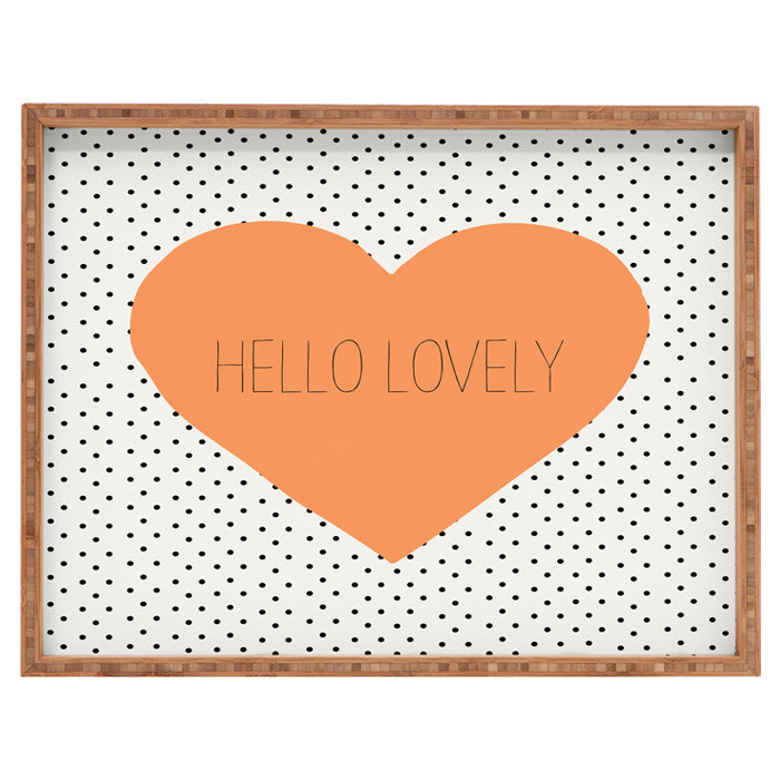 Plateau de table basse hello lovely