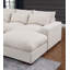 Canapé modulaire rembourré 123,24 po Nyerere-94393883