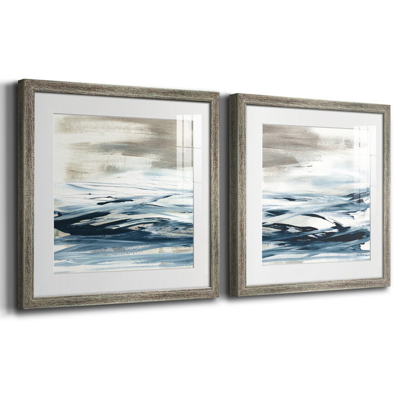 Cadre photo, ensemble de peintures sur papier