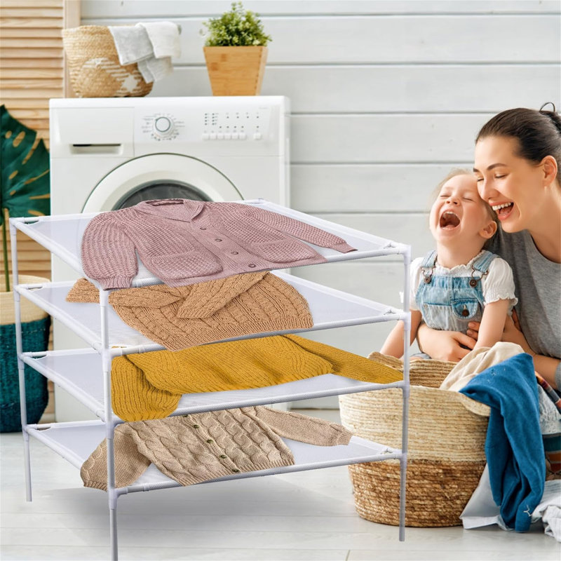 Stackable Sweater Drying Rack - Stable Mesh For Delicate Items