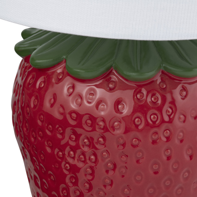 19.75"H Strawberry Table Lamp With Shade