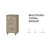 Scarlett Sideboard Cabinet with 4 Glass Doors and Multiple Drawers-1277626571