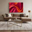 Gradient Abstract 4 Red Canvas Wall Art-1143511119