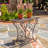 43in. Basilica Rectangular Mosaic Iron Table-678122948